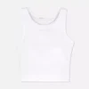 Ribbet tanktop med racerryg