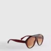 Robuste solbriller i aviator-stil