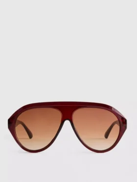 Robuste solbriller i aviator-stil