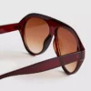 Robuste solbriller i aviator-stil