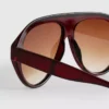 Robuste solbriller i aviator-stil