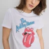 Rolling Stones-T-shirt i bomuld med grafisk print
