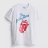 Rolling Stones-T-shirt i bomuld med grafisk print