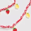 Sæt med frugt-charms