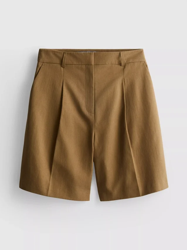 Safari-bermudashorts i bomuldsblanding