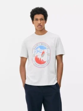 Saint Moritz kortærmet T-shirt