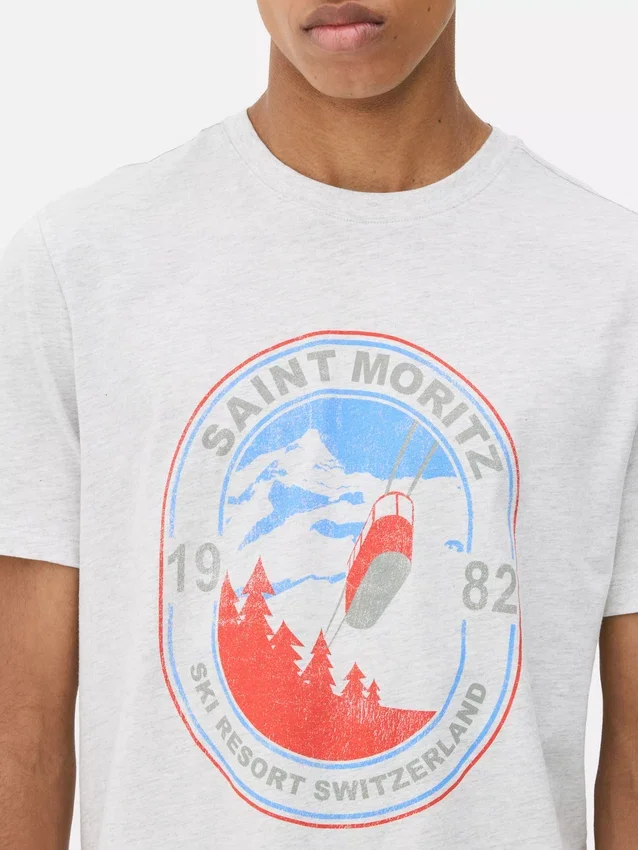 Saint Moritz kortærmet T-shirt