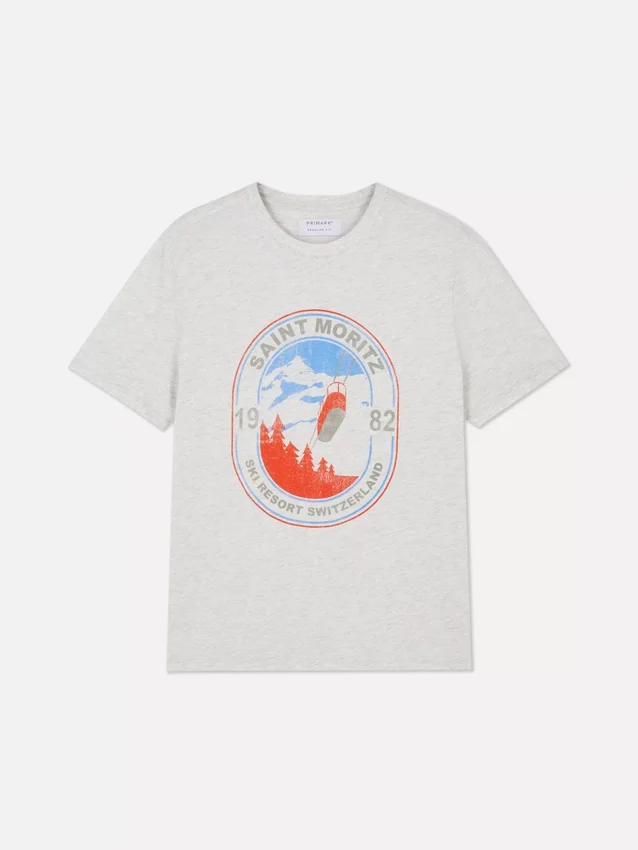 Saint Moritz kortærmet T-shirt