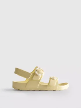Sandaler med blomsterremme
