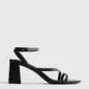 Sandaler med bred pasform og blokhæl