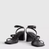 Sandaler med bred pasform og blokhæl