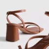 Sandaler med bred pasform og blokhæl