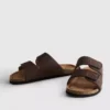 Sandaler med dobbelt rem