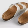 Sandaler med dobbelt spænde og dekorationer