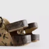Sandaler med dobbelt spænde og print