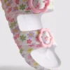 Sandaler med dobbelt spænde og print