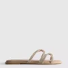 Sandaler med remme og strass