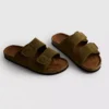 Sandaler med to remme og tyk sål