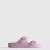Sandaler med tykke remme og dobbelt spænde