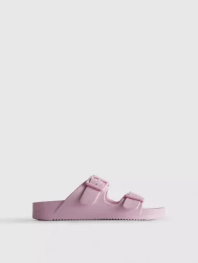 Sandaler med tykke remme og dobbelt spænde