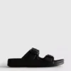 Sandaler med tykke remme og dobbelt spænde