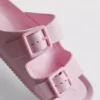 Sandaler med tykke remme og dobbelt spænde