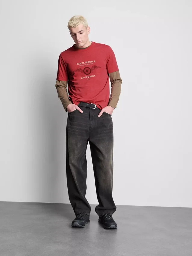 Santa Monica kortærmet T-shirt