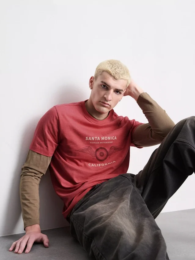 Santa Monica kortærmet T-shirt