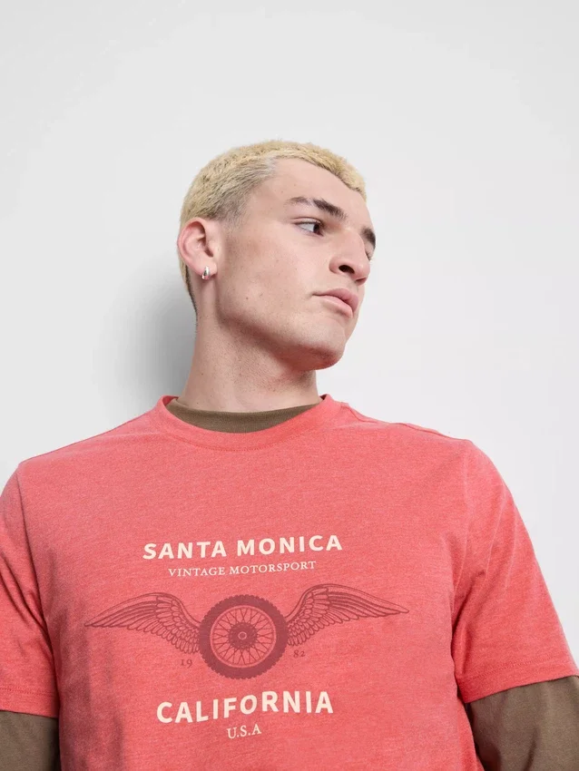 Santa Monica kortærmet T-shirt
