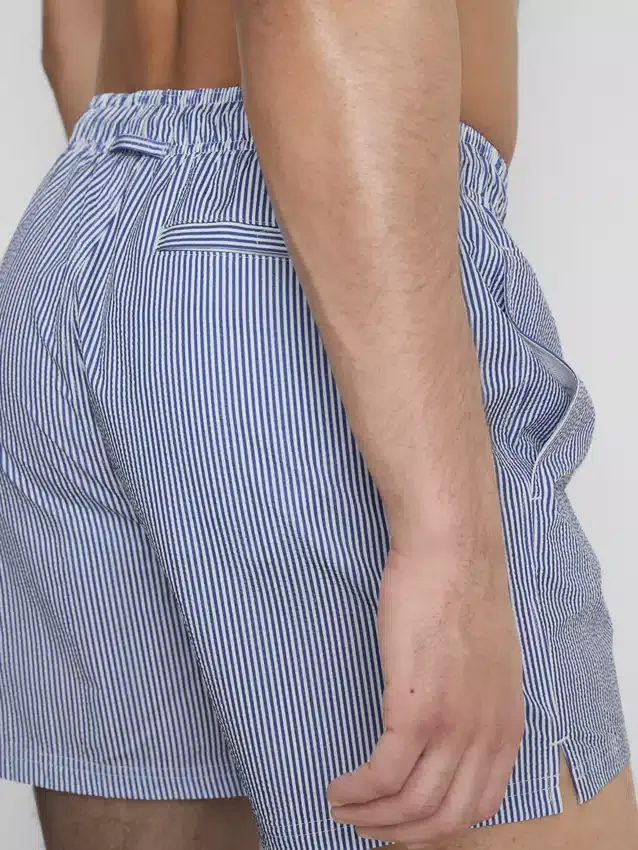 Seersucker-Shorts