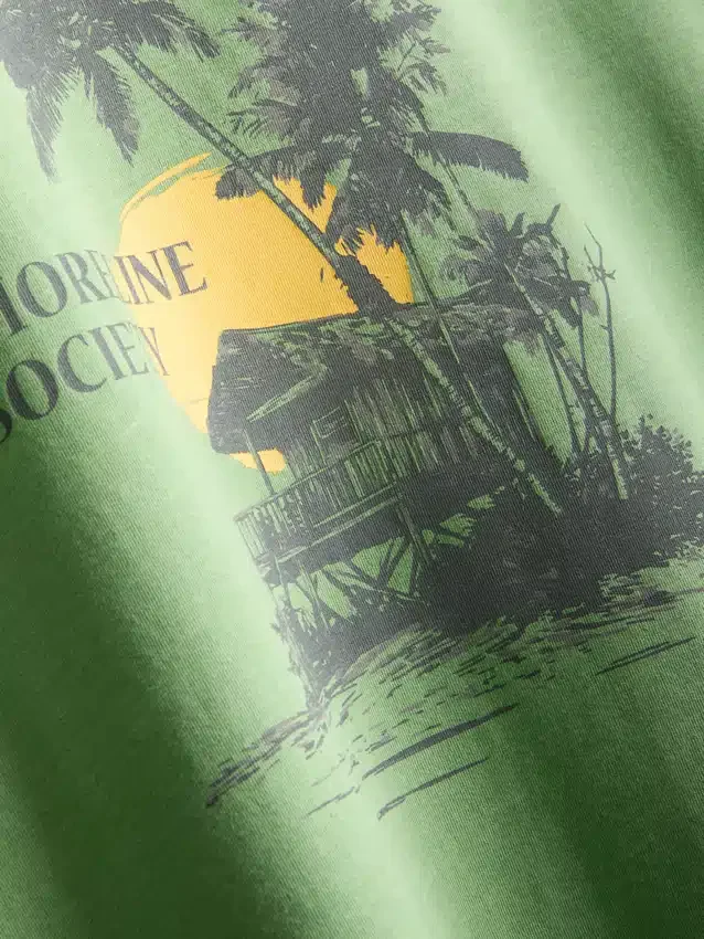 Shoreline Society grafisk T-shirt