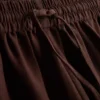 Shorts i bomuldsblanding med elastisk talje