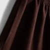 Shorts i bomuldsblanding med elastisk talje