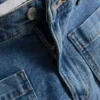 Shorts i bomuldsdenim med lommer foran