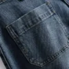Shorts i bomuldsdenim med lommer foran