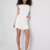 Shorts i bomuldsmuslin