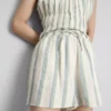 Shorts i bomuldsmuslin