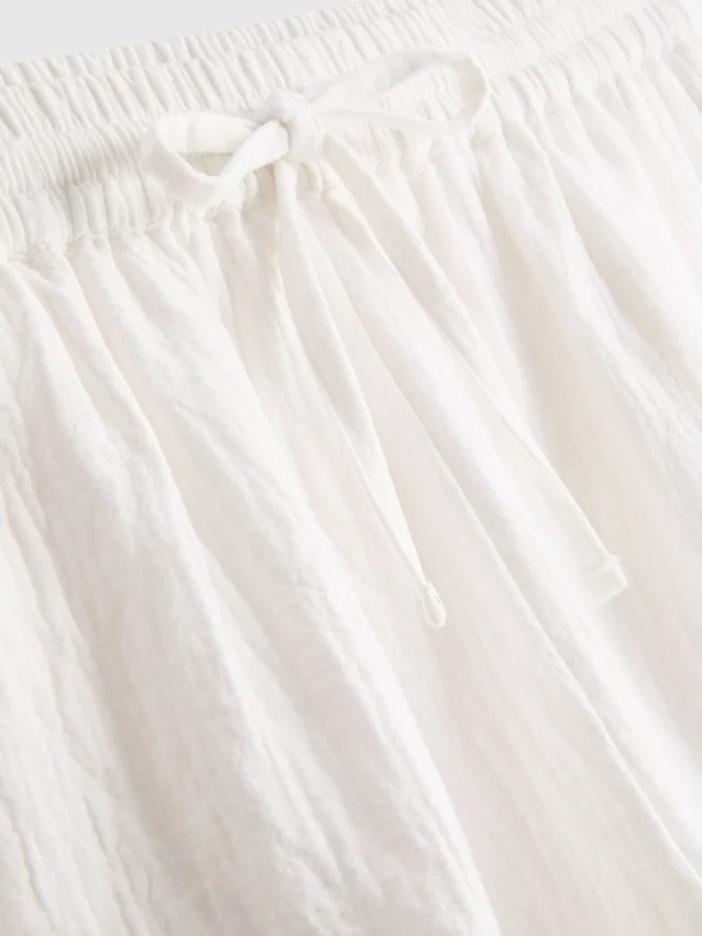 Shorts i bomuldsmuslin