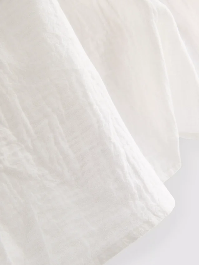 Shorts i bomuldsmuslin
