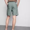 Shorts i linneblanding med snøre