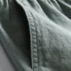 Shorts i linneblanding med snøre