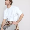 Shorts med afslappet pasform og korte ærmer