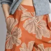 Shorts med høj talje og print