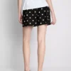Shorts med høj talje og print
