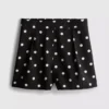 Shorts med høj talje og print