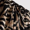 Shorts med print og krøllet struktur