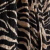 Shorts med print og krøllet struktur