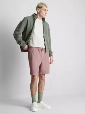 Shorts med struktur og snøre