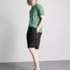 Shorts med struktur og snøre