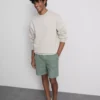 Shorts med struktur og snøre